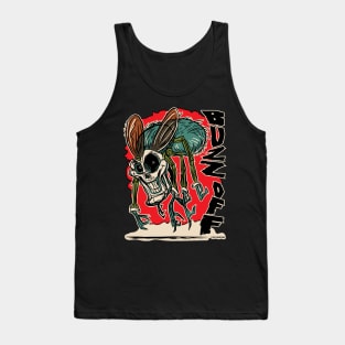 Buzz Off Nasty Skull Faced Fly Tank Top